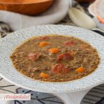 Lentejas con chorizo. Receta tradicional muy fácil y deliciosa
