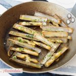 Navajas a la plancha con ajo, perejil y limón. Receta fácil