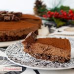 Tarta de turrón de chocolate y queso sin horno [Especial Navidad]