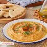 Hummus de garbanzos casero, un aperitivo fantástico